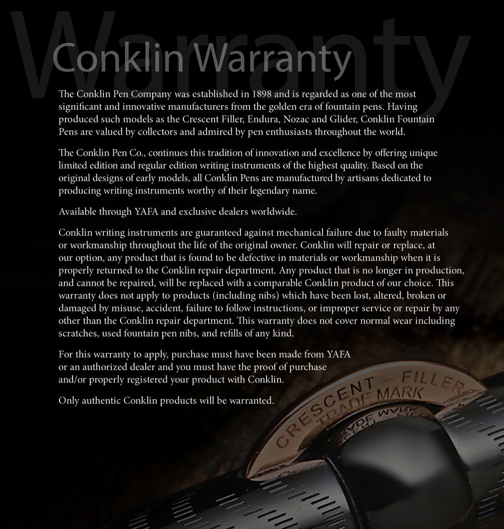 Conlkin Warranty